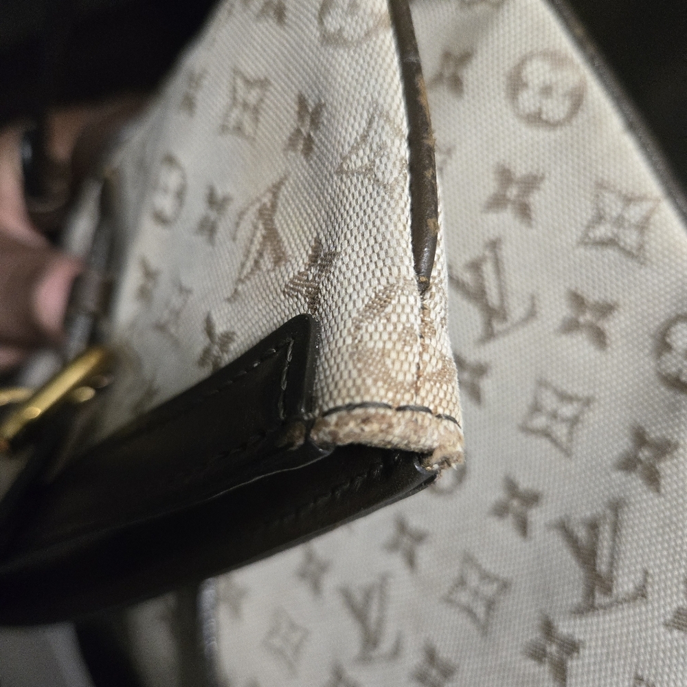 Louis Vuitton Mini Lin Françoise Tote W DUST BAG AND  LOCK AND KEY 334 - Picture 8 of 17
